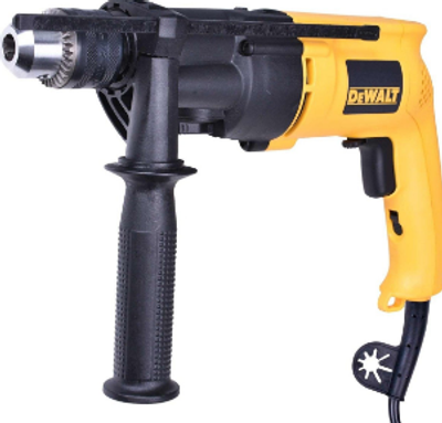 Furadeira De Impacto 13mm Dewalt Modelo Dw505 Furadeira Elétrica Profissional Potência De 800w 220v Amarelo
