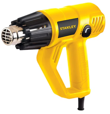 Soprador Térmico Com Maleta De Ferramentas E 5 Acessórios Stanley Modelo Stxh2000k Ajuste De Fluxo E Temperatura Variáveis Potência 1800w 220v