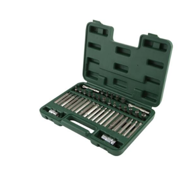 JOGO DE PONTAS HEXAGONAIS 8MM 42 PC SATA