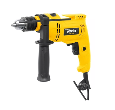 Furadeira Martelete Parafusadeira Elétrica De 13mm Vonder Fiv 550 550w + Accesorio 220v 50hz/60hz