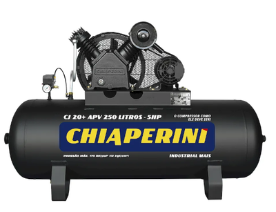 COMPRESSOR AR 20/250LT 175 LBS C/MM. 5CV MONOFASICO