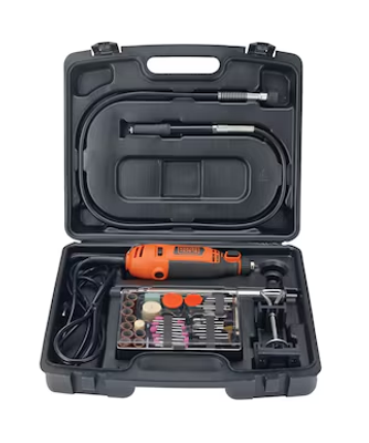 Kit Micro Retifica Black Decker Rt18ka Ferramenta Para Cortes E Desbastes Com 113 Acessórios 220v