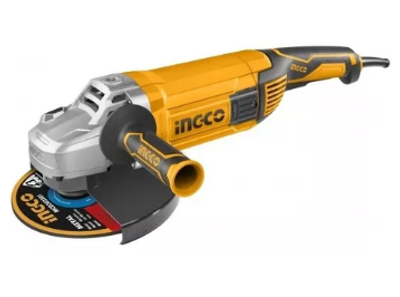 Esmerilhadeira Angular Ingco Industrial Ag24008 De 60 hz Amarelo 2400 W 220 V - 240 V + Acessório