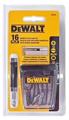 Conjunto De 16 Peças Com Guia Magnética Dw2053 - Dewalt
