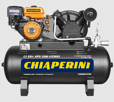 COMPRESSOR AR 20/200LT 175 LBS C/M. 9HP GASOLINA 4T