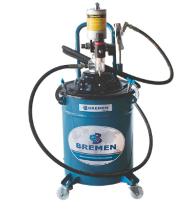 Propulsora Engraxadeira Pneumática Para Graxa Com Tambor 20kg Bremen 8596
