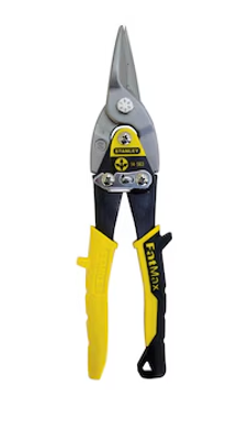 Tesoura De Aviação Fatmax Reta Stanley, Modelo 14-563, Ideal Para Cortar Alumínio, Vinil, Cobre E Couro