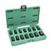 imagem do produto Jogo de Soquetes 1/2'' de Impacto Sextavados Curtos Parede Fina Thinwall 10 á 24mm c/14 Peças ST34397T - SATA