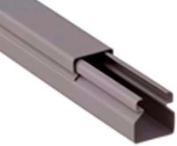 Canaleta Lisa PVC - 15X15 - Barra 2m Cinza