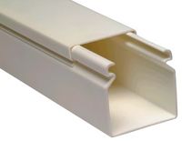 Canaleta Lisa PVC- 30X30mm - Bege