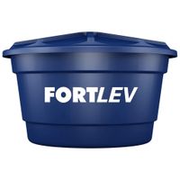 Caixa D'agua Polietileno com Tampa - 500L - Azul