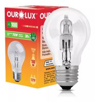 Lâmpada Halógena Bulbo 70W Classic 127V