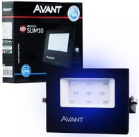 Refletor Slim LED 10W Azul Bivolt