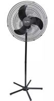 Ventilador Oscilante Coluna 60cm Grade de Aço Preto Bivolt