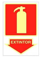 Placa de Sinalização 20x30cm Extintor