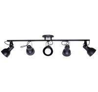 Spot Itamonte Para 5 Lâmpadas Preto 1141/5T