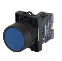 Botão Impulsão Azul 220V NA