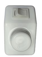 Chave para Ventilador Rotativo Sobrepor Bivolt Branco