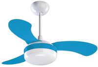 Ventilador de Teto Petit 3 Pás Azul