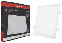 Placa Led Embutir POP - 6500K - 30W Bivolt 40X40