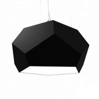 Pendente Pentagonal Multifacetado Café