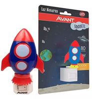 Luz Noturna LED Infantil - Foguete - 1W -3000K Bivolt