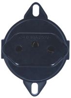 Tomada 2P+ T 20A 250V Preta