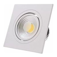 Plafon Led Embutir 5W Quadrado 6.500K Bivolt