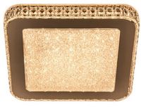 Plafon Cristal Espelhado Gemini 24W 40x40