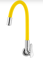 Torneira Lorenflex De Mesa Com Bica Flexível Amarela 1177 Y27