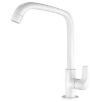 Torneira Fitt Pvc Branca de Mesa com Bica Alta Móvel