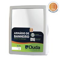 Armário de Banheiro Cinza Claro