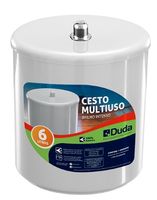 Cesto Multiuso 6 Litros Branco