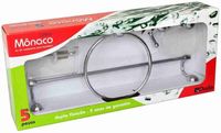 Kit Banheiro Mônaco Cristal 5 Peças