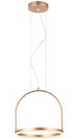 Pendente Cage Led 12w 3.000k Cobre Bivolt