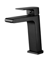 Torneira Lorenlike Preta de Mesa com Misturador Monocomando Bica Baixa