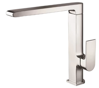 Torneira Lorenlike Para Cozinha De Mesa Cromada Com Misturador Monocomando Com Bica Móvel 2257 C78