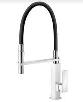 Torneira Lorenvogue De Mesa Cromada / Preto Com Misturador Monocomando