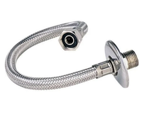 Engate de Metal Flexível Cromado para Água Fria 40cm
