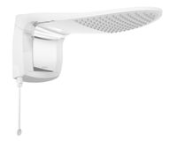 Chuveiro Eletrônico 220V 6800W Acqua Wave Branco com Cromado
