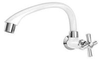 Torneira para Cozinha Parede Horizontal Tigre Cross - Branco