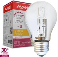 Lâmpada Halógena Bulbo - 70W - Clássic - 220V