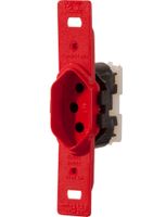 Tomada 2P+ T 10A Vertical sem placa