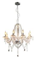 Lustre de Vidro Baronesa 8X E14 Transparente