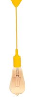 Pendente Benjamin Cores Soquete Silicone Amarelo