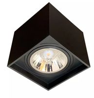 Plafon Boxit de Sobrepor Quadrado P/ AR111 - Preto