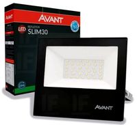 Refletor LED 30W Slim Verde Bivolt