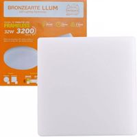 Placa LED Frameless Embutir 32W 22X22cm 4.000K Bivolt