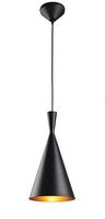 Pendente Genebra Cônico 1xe27 Preto