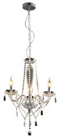 Lustre Vidro Baronesa 3xe14 Transparente